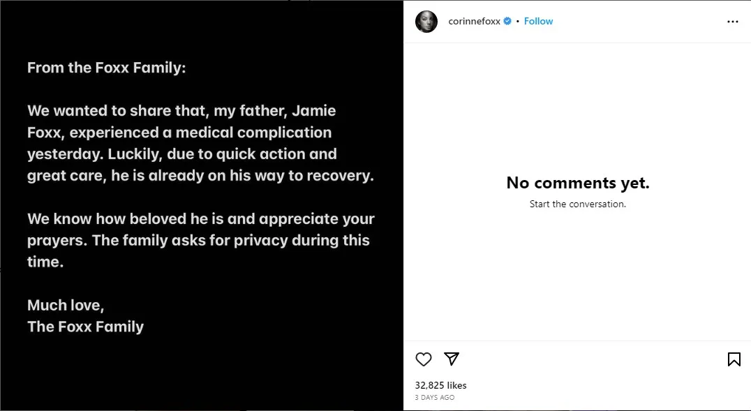 jamie foxx health