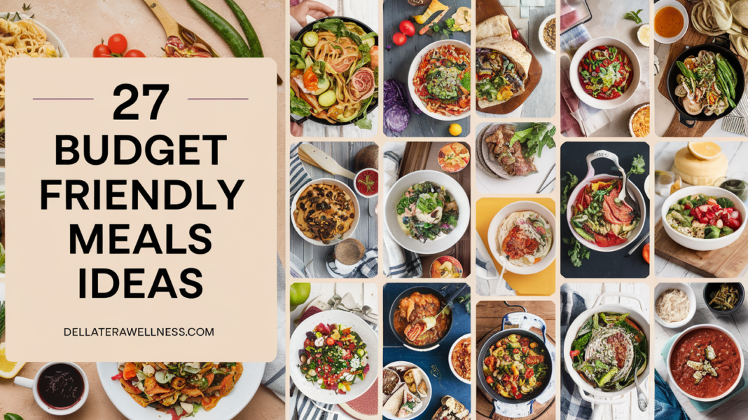27 budget friendly meals ideas