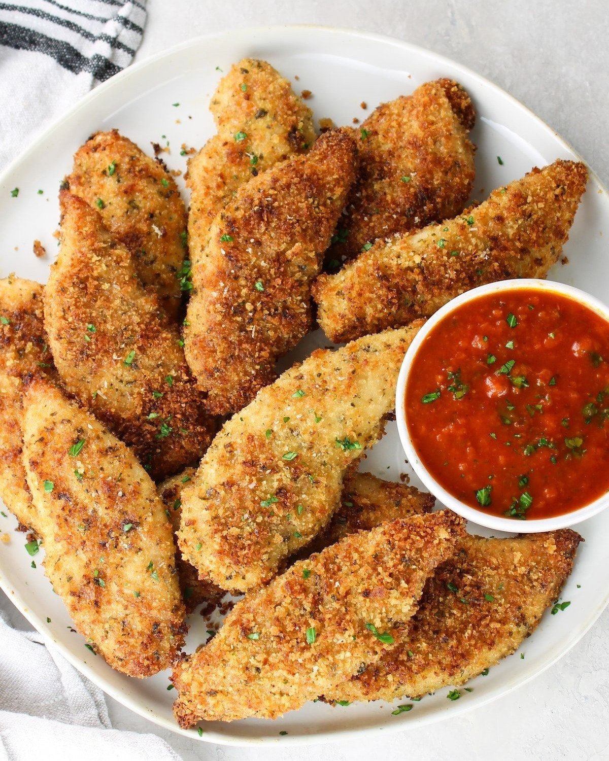 Baked Chicken Parmesan Tenders