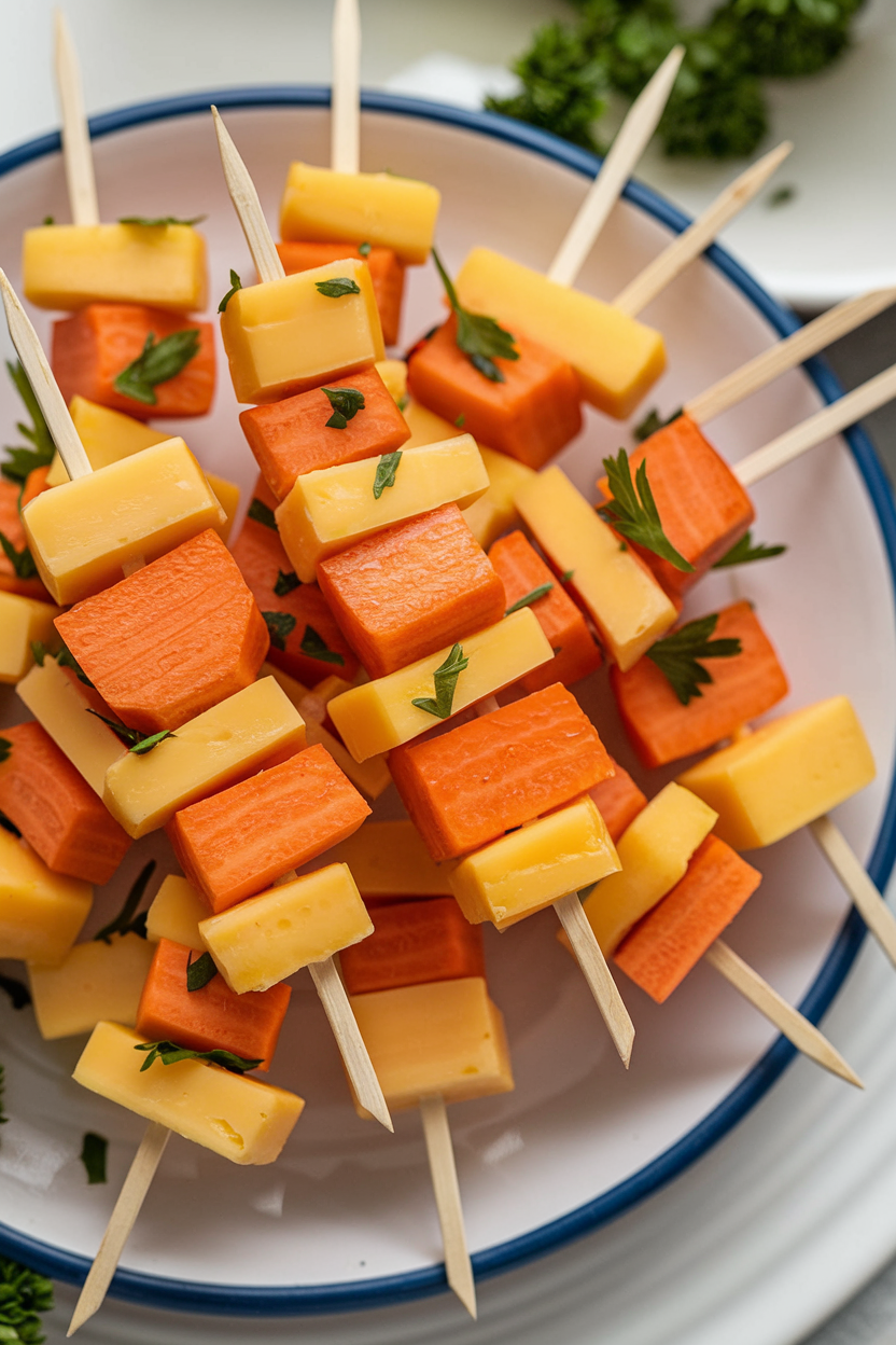 Carrot and Cheddar Bites