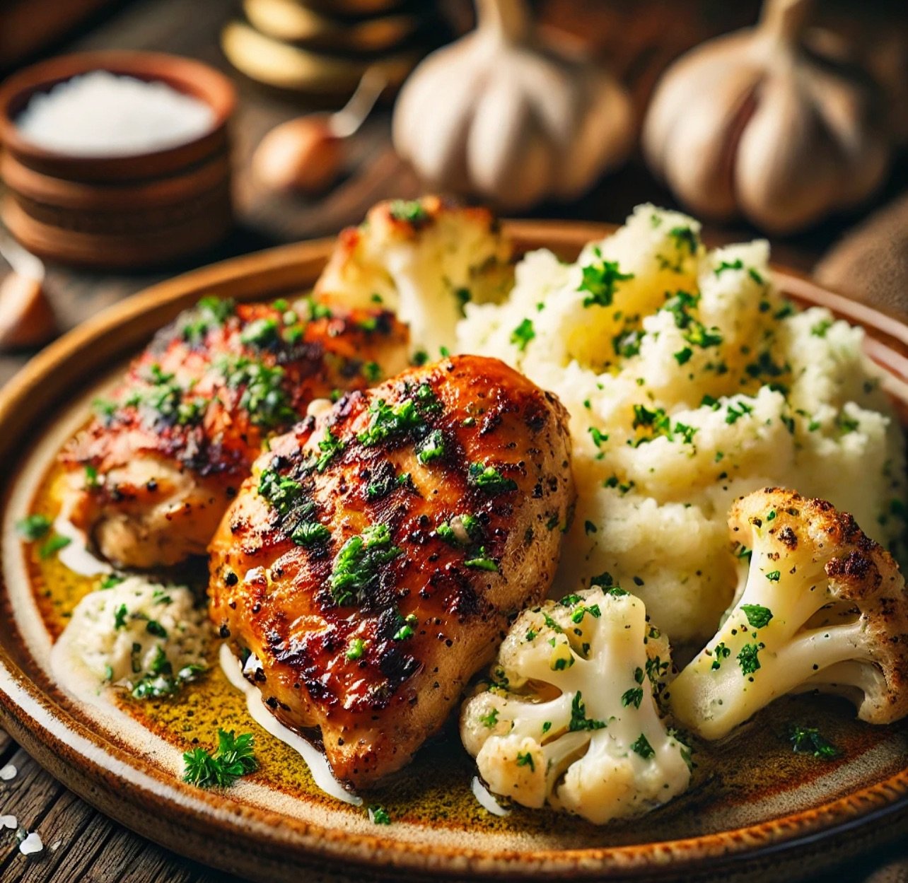 Chicken and Cauliflower Mash