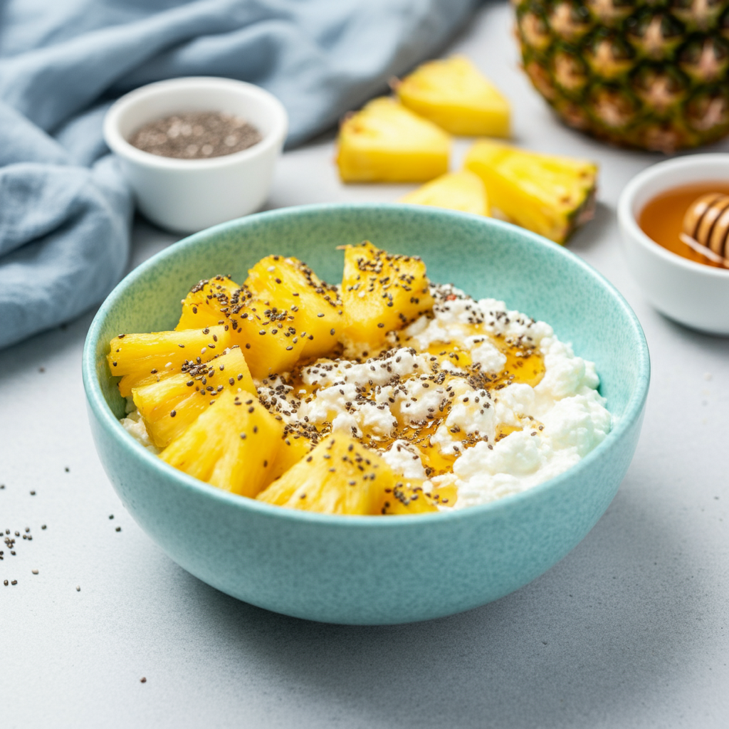 Cottage Cheese and Pineapple Bowl
