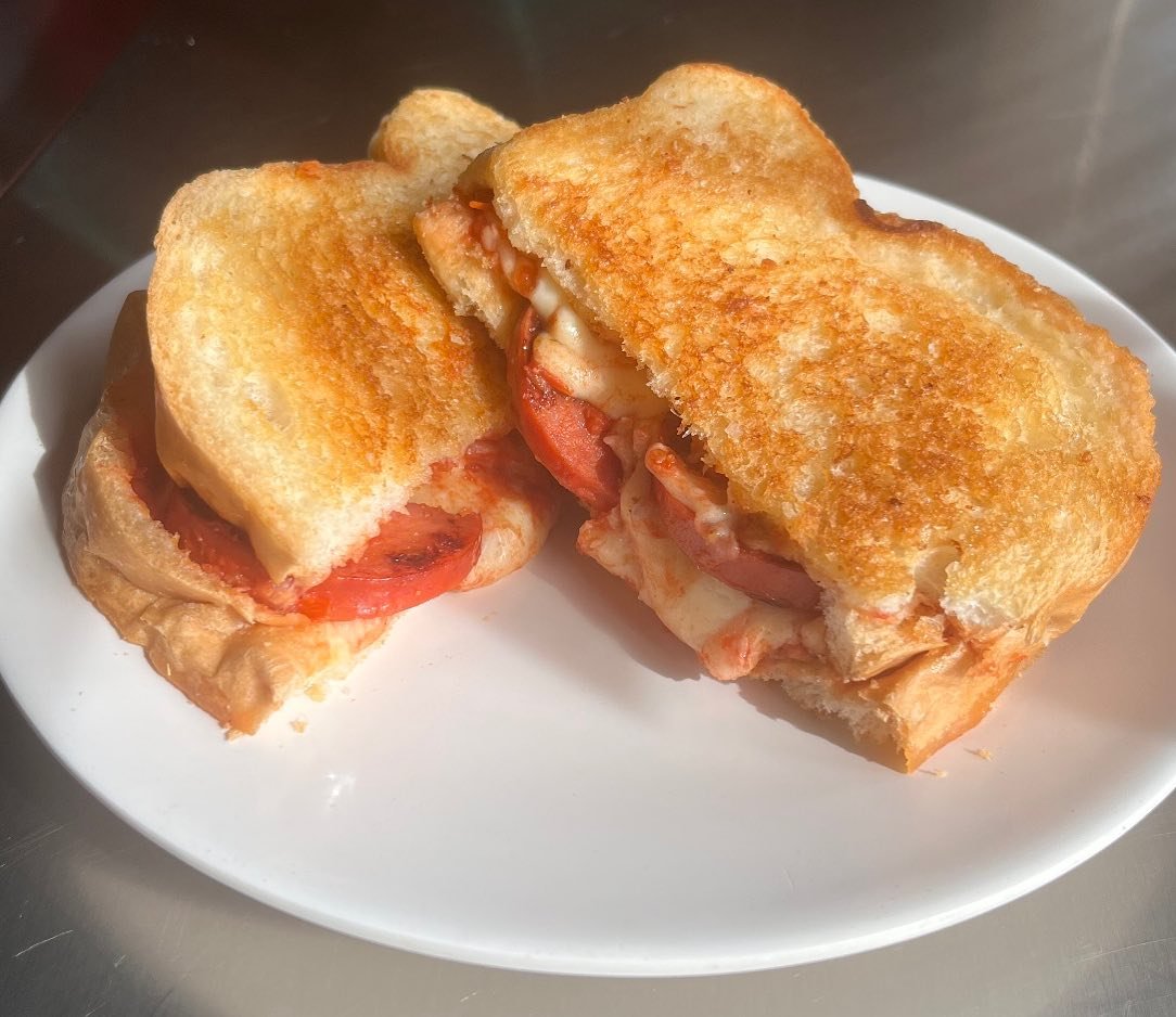 Grilled Cheese Pizza Sandwiches