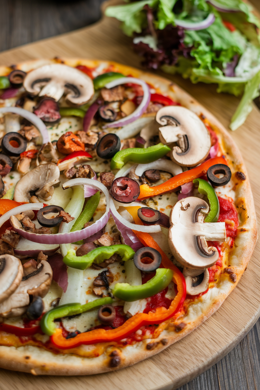 Homemade Veggie Pizza