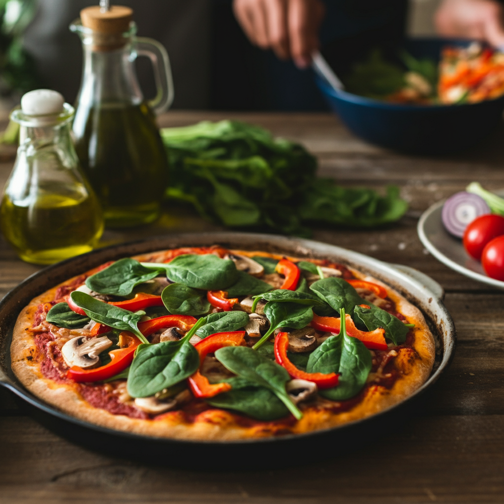 Homemade Veggie Pizza