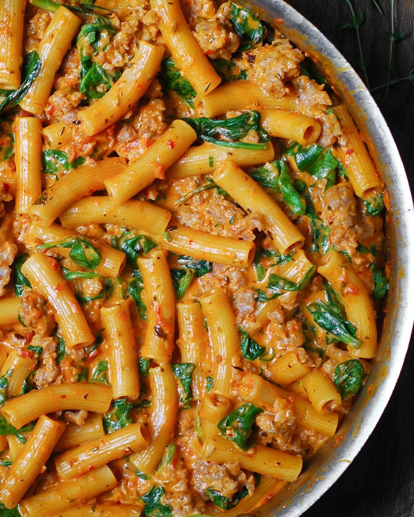 One-Pot Creamy Tomato Rigatoni