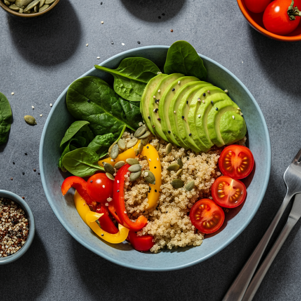 Quinoa and Veggie Bowl