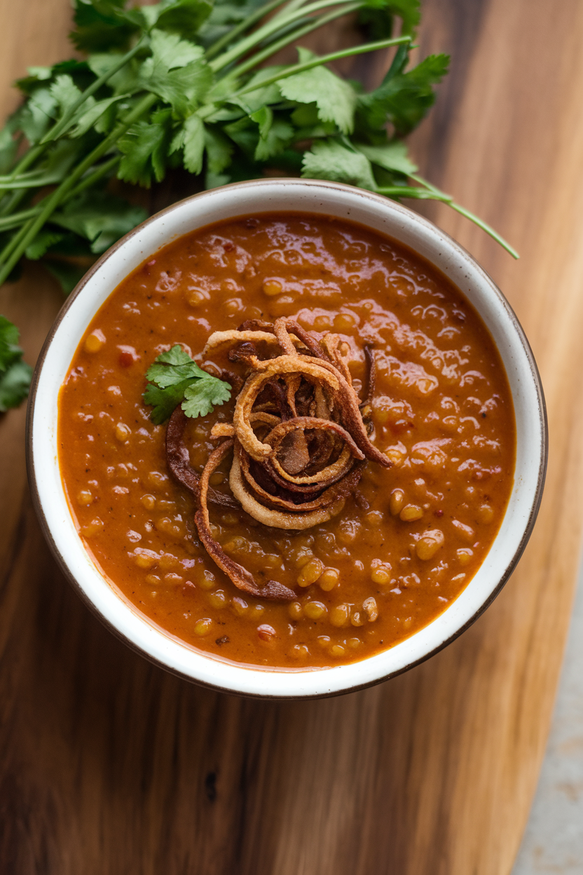 Tarka Dal (Red Lentil Curry)