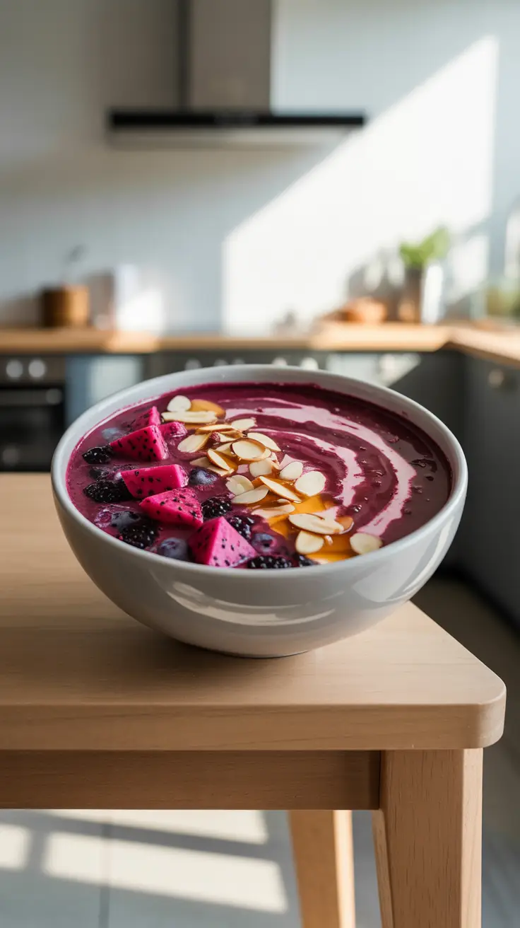 Berry-Almond Smoothie Bowl
