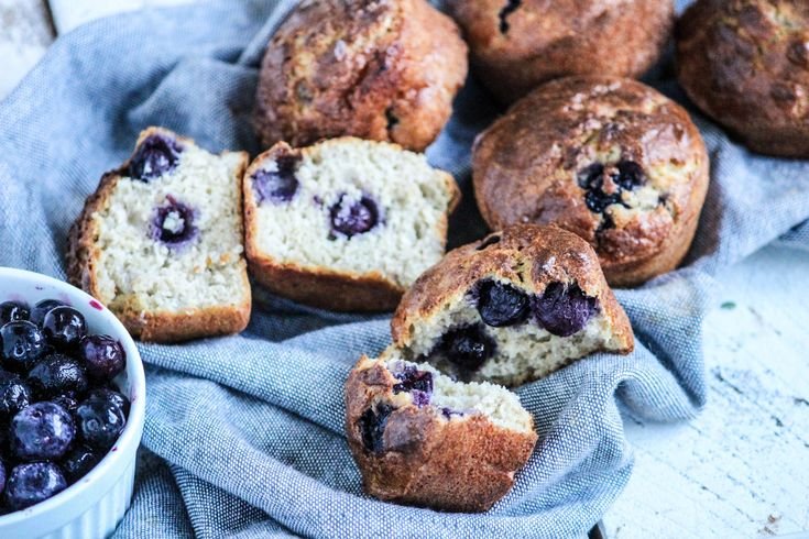 Banana Blueberry Muffins