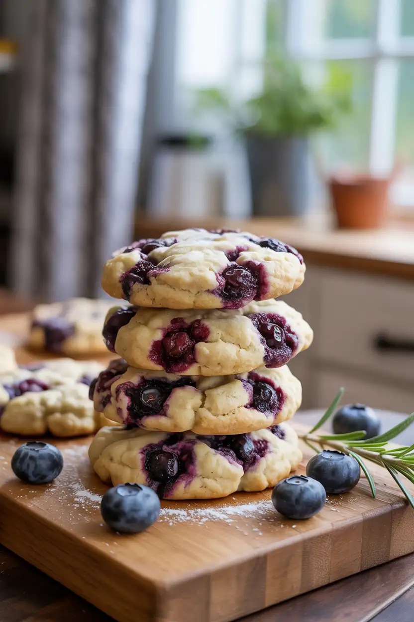 Blueberry Bliss Breakfast Cookies
