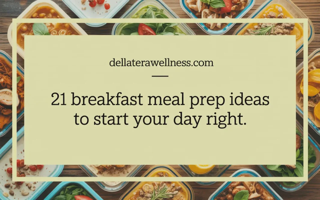 Breakfast Meal Prep