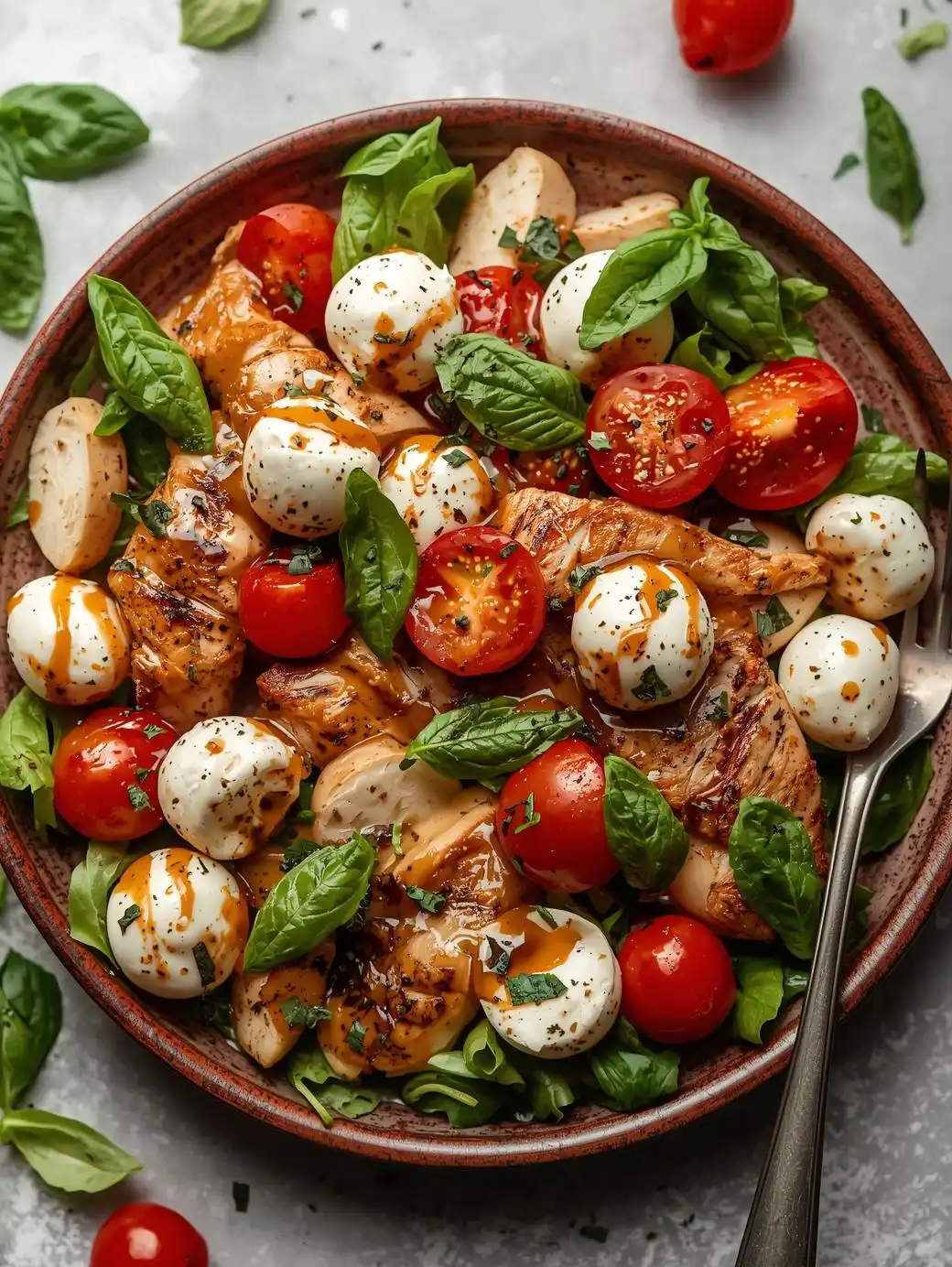 Caprese Chicken Salad