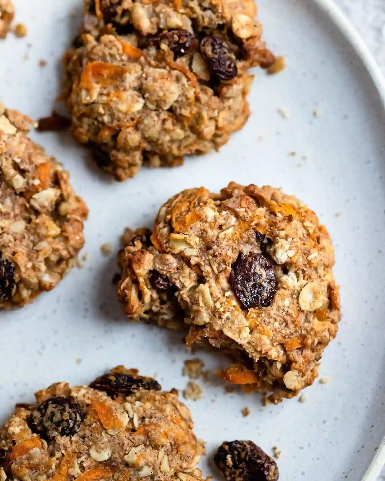Carrot Cake Breakfast Cookies