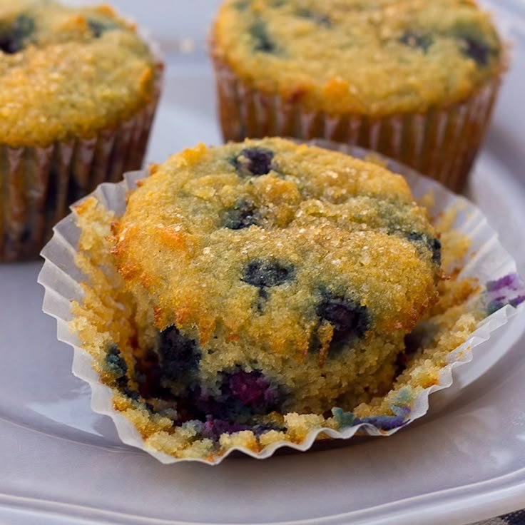 Coconut Blueberry Muffins