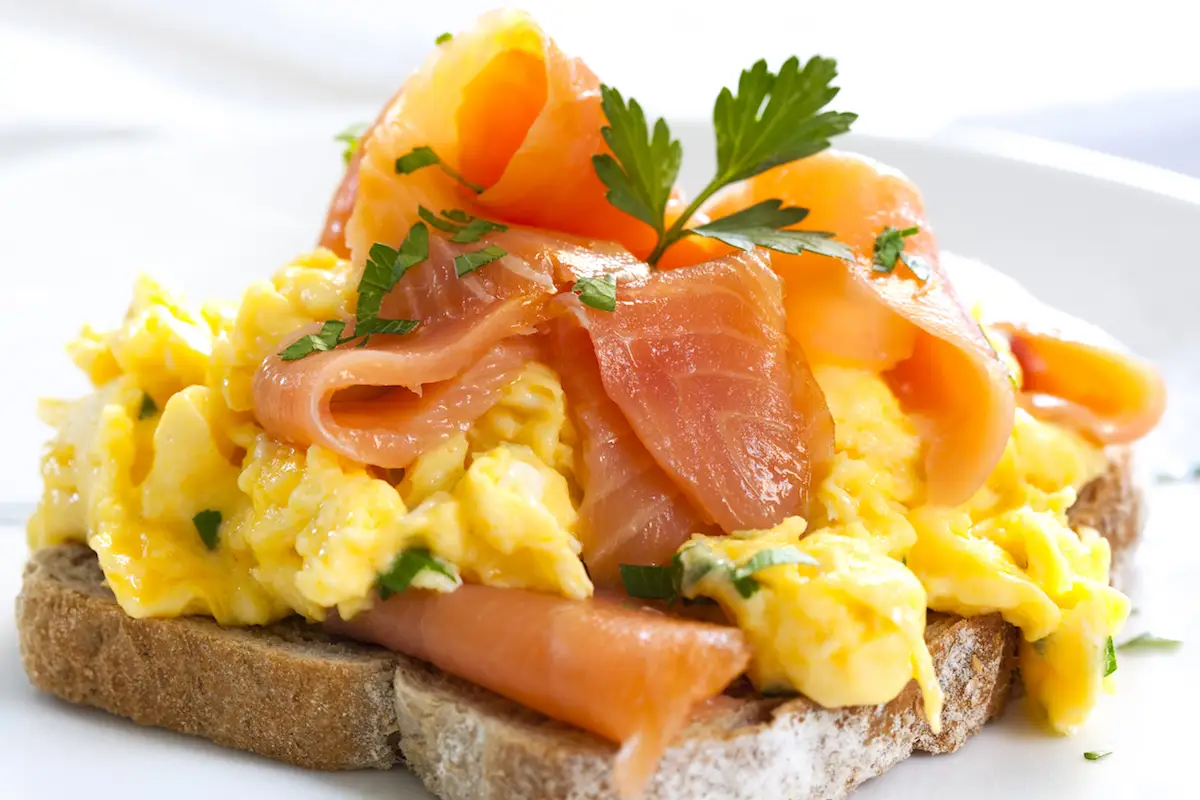 Eggs and Smoked Salmon