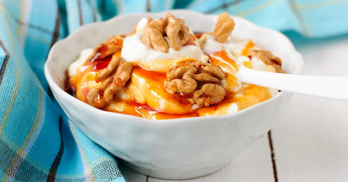 Greek Yogurt with Honey and Nuts