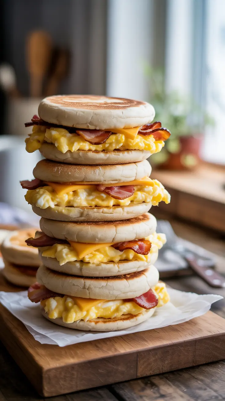 Make-Ahead Freezer Breakfast Sandwiches
