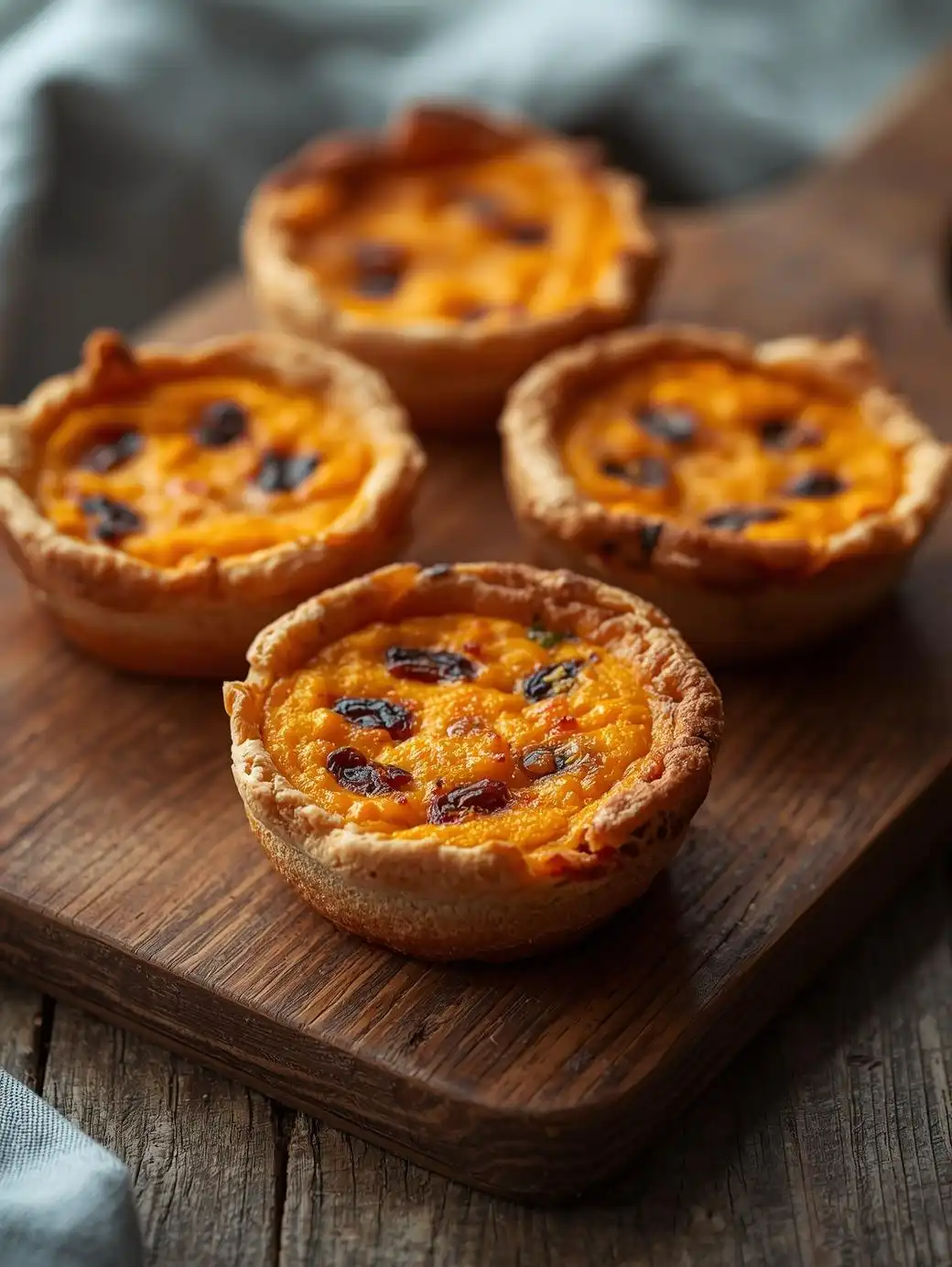 Mini Sweet Potato Crust Quiches