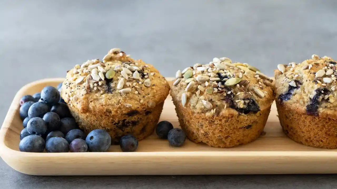 Oatmeal Blueberry Muffins