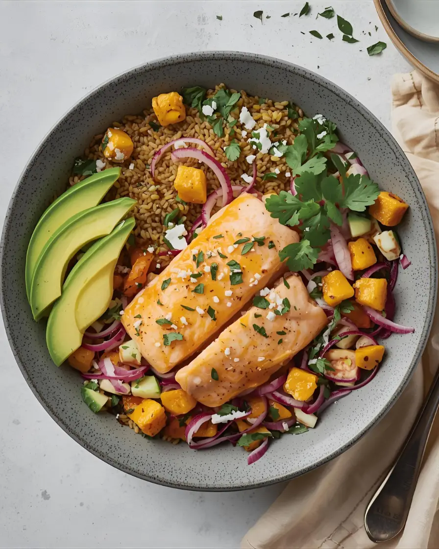 Salmon Taco Bowls
