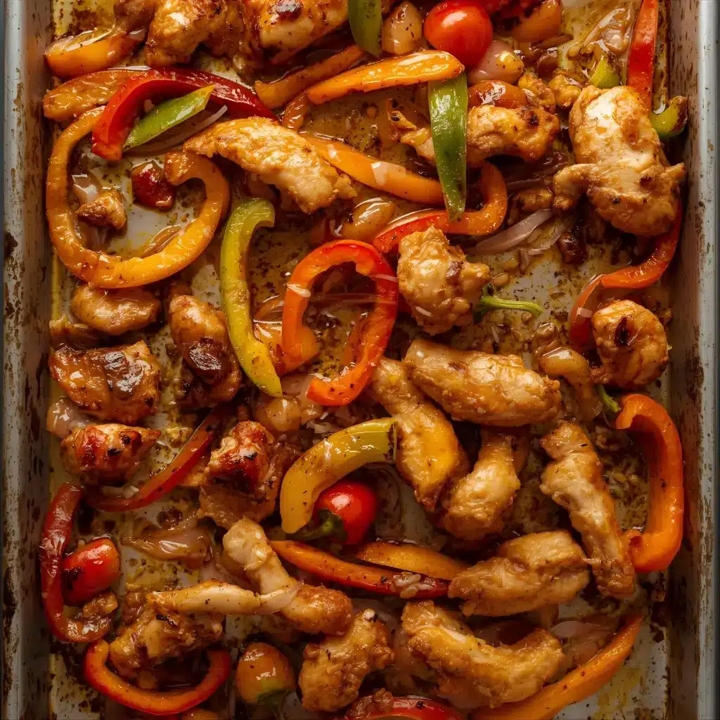 Sheet Pan Chicken Fajitas
