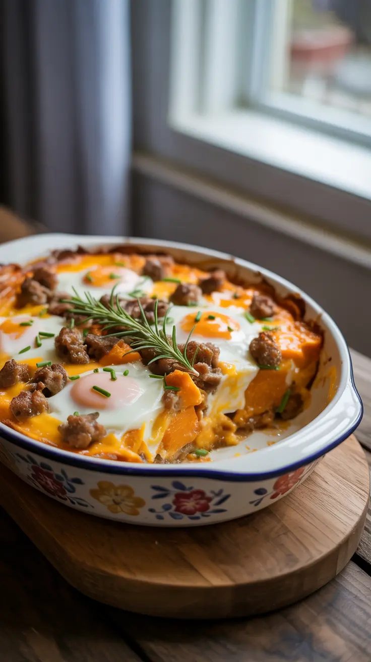 Sweet Potato Breakfast Casserole
