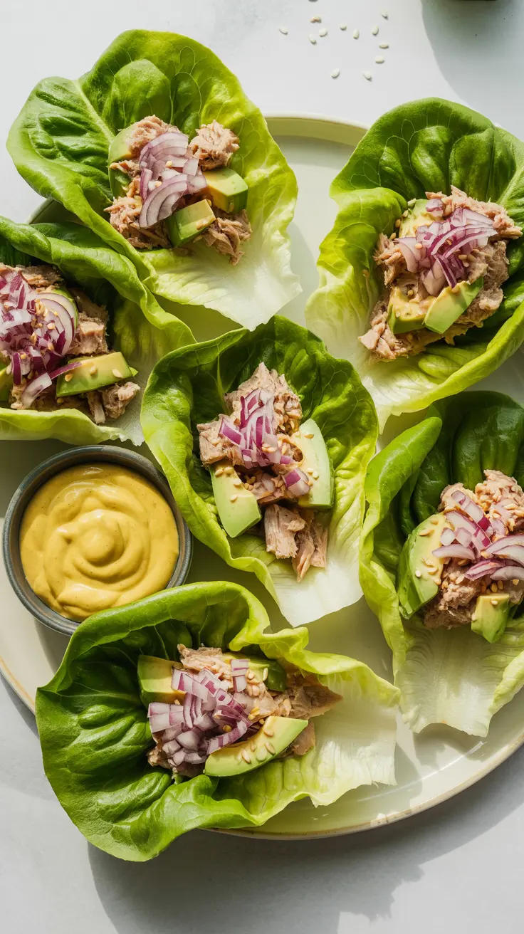 Tuna Lettuce Wraps