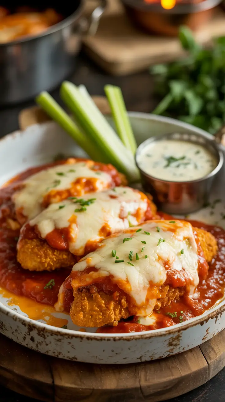Buffalo Chicken Parmesan