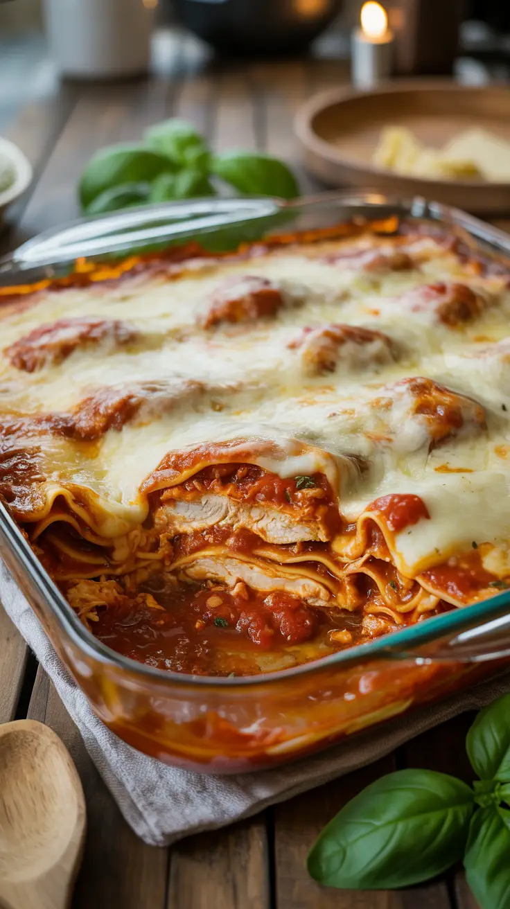Chicken Parmesan Lasagna