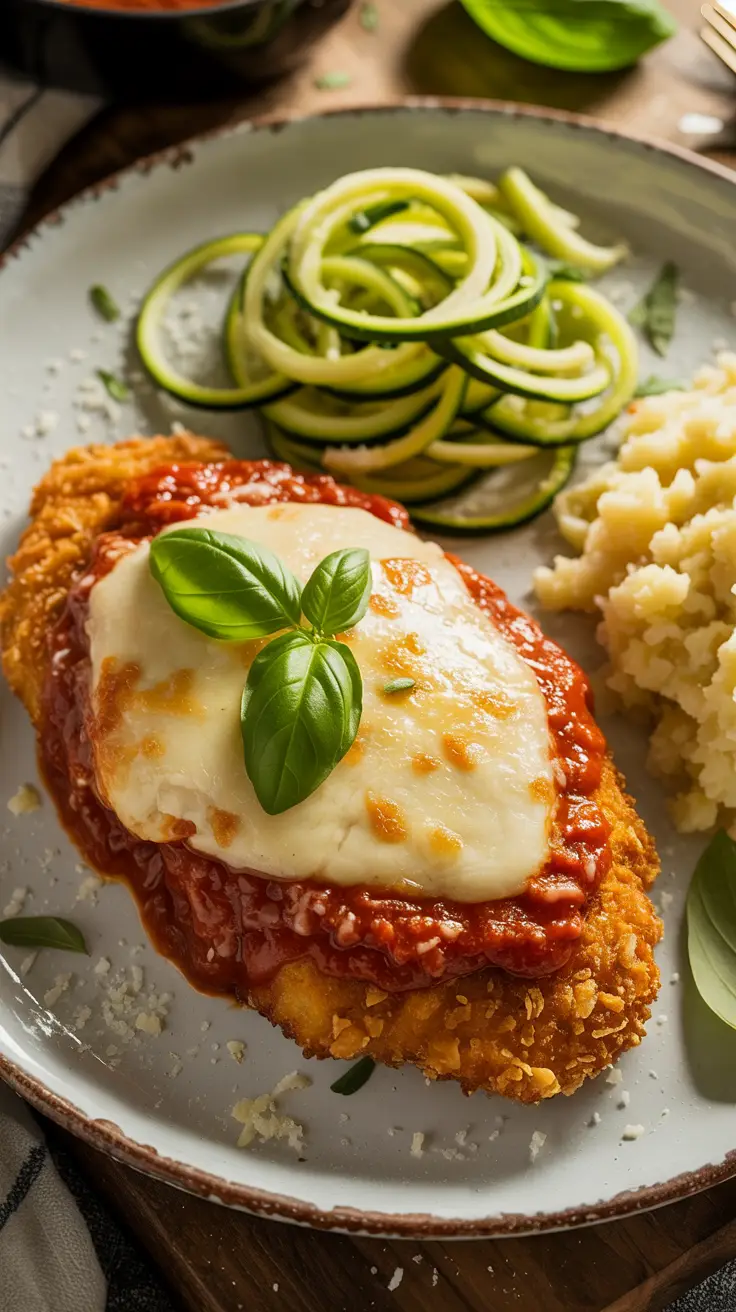 Low-Carb Chicken Parmesan (Keto-Friendly)