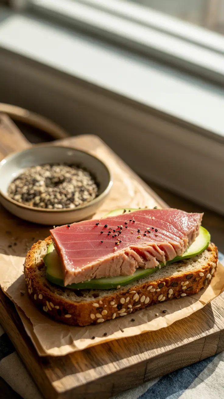 Tuna on Whole-Grain Toast