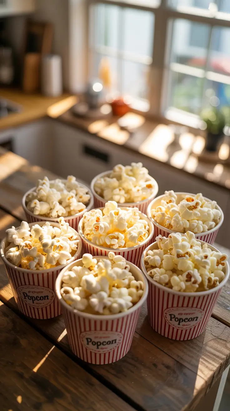 6 Cups of Air-Popped Popcorn