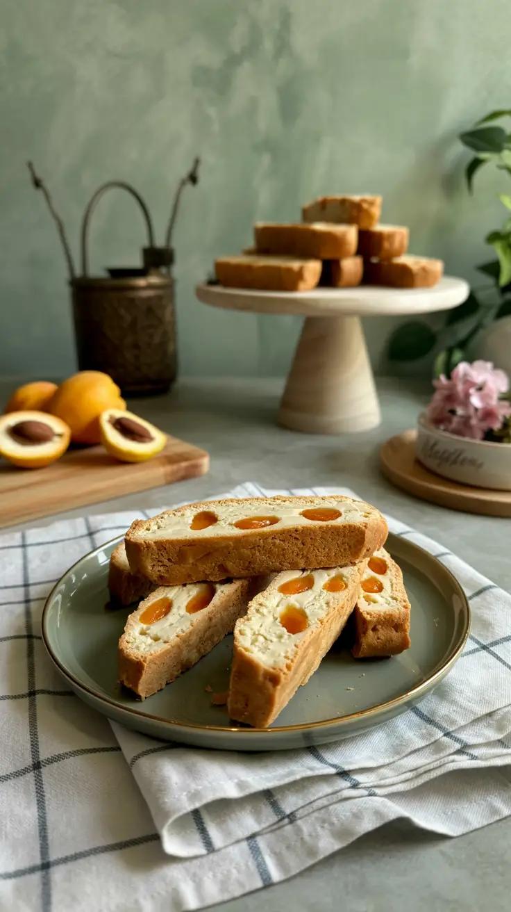 Almond and Apricot Biscotti