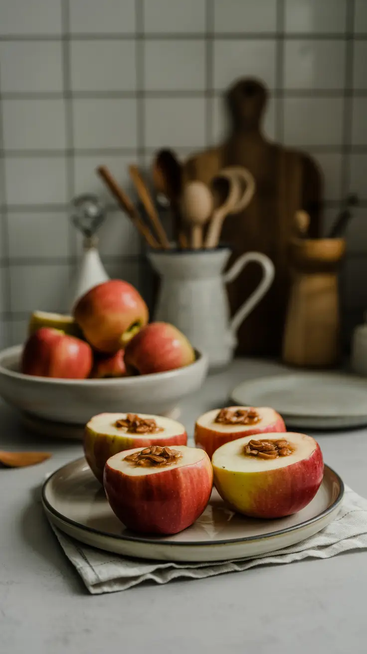 Baked Apples with Cinnamon and Almonds