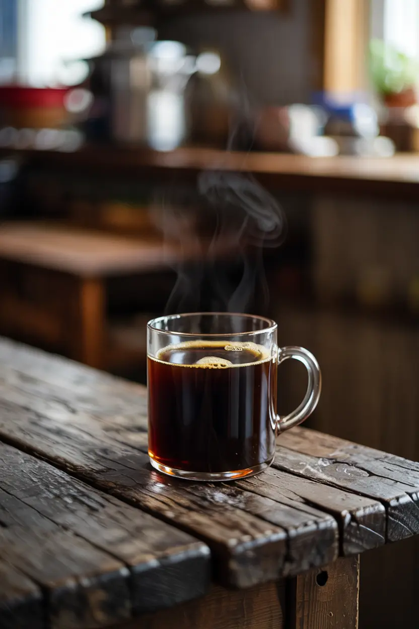 black coffee