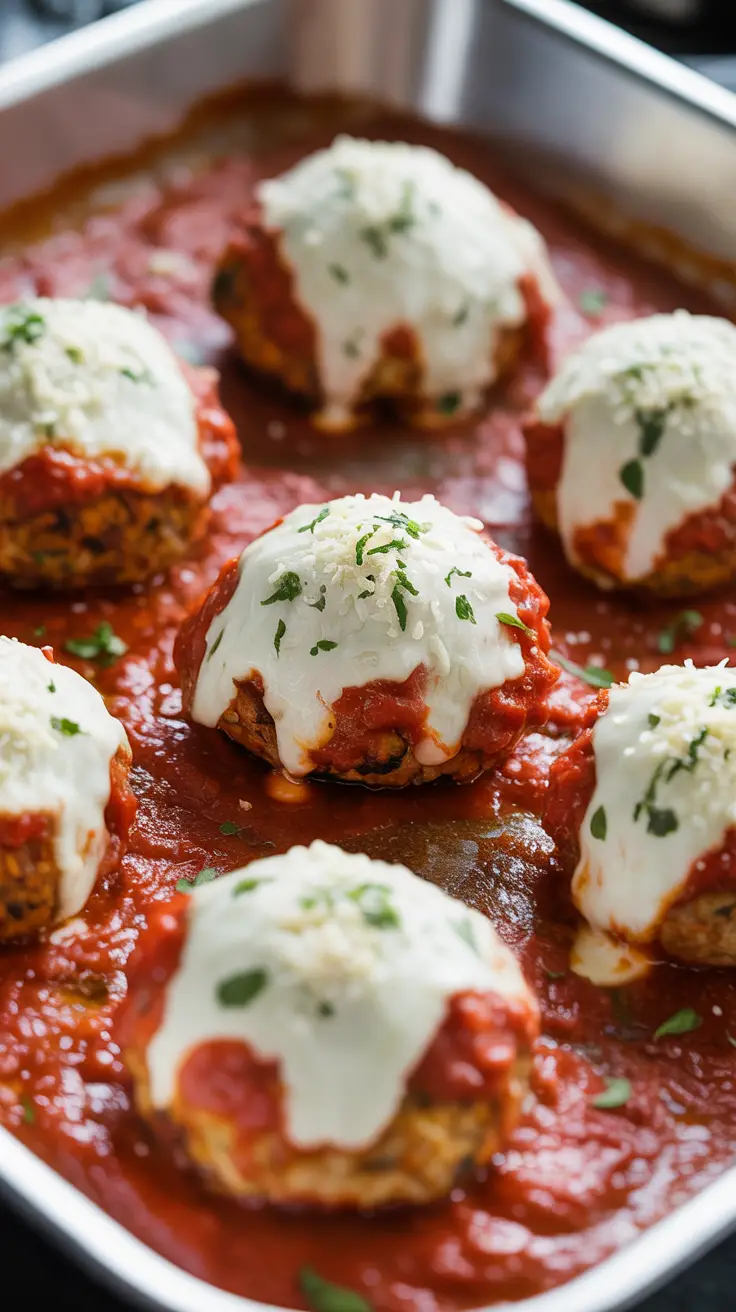 Chicken Parmesan Meatballs