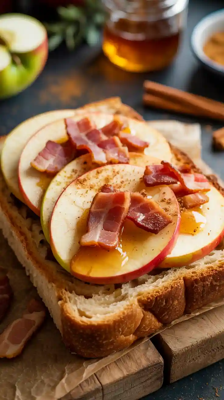 Apple-Bacon Toast