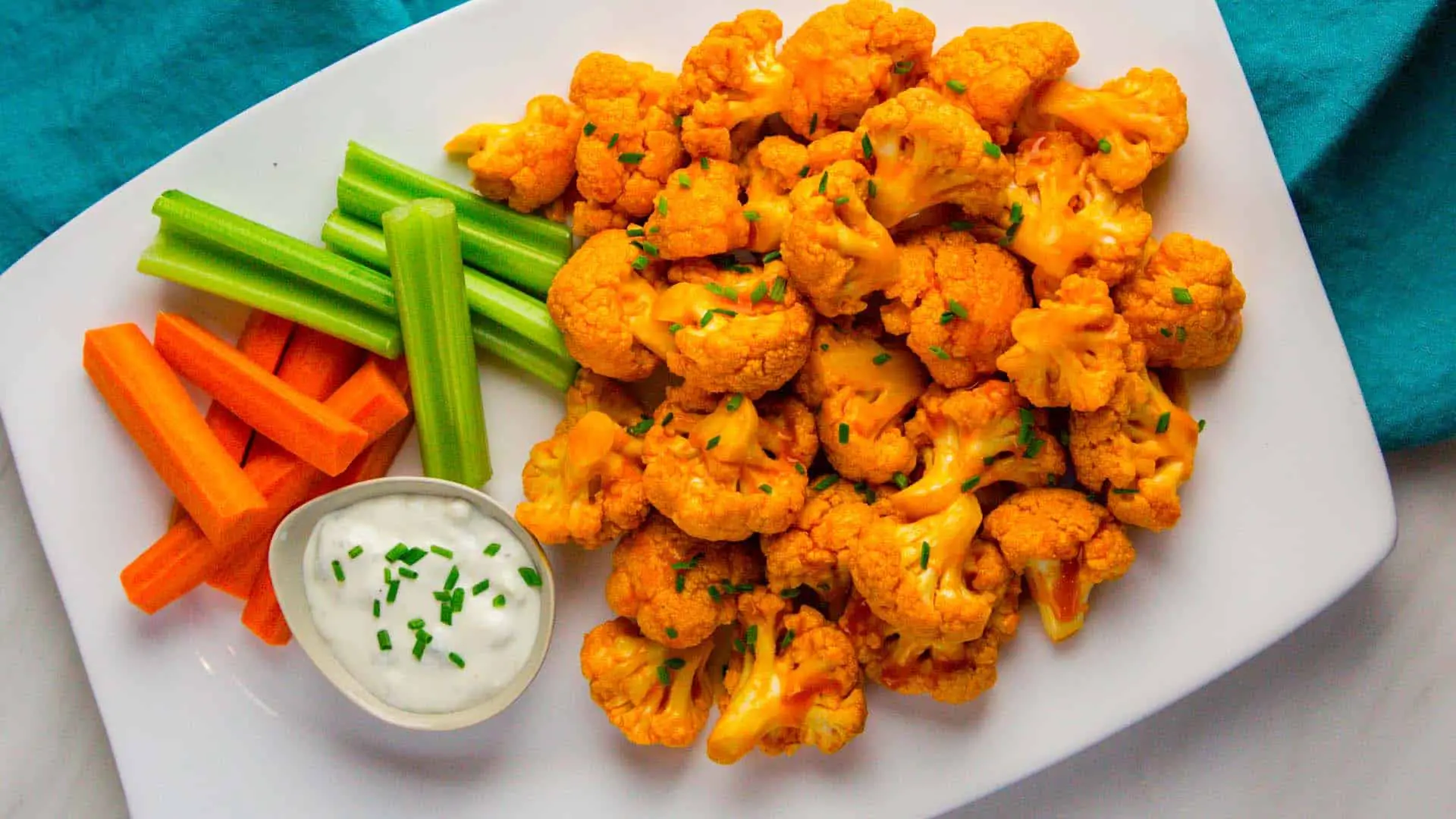 Buffalo Cauliflower Bites