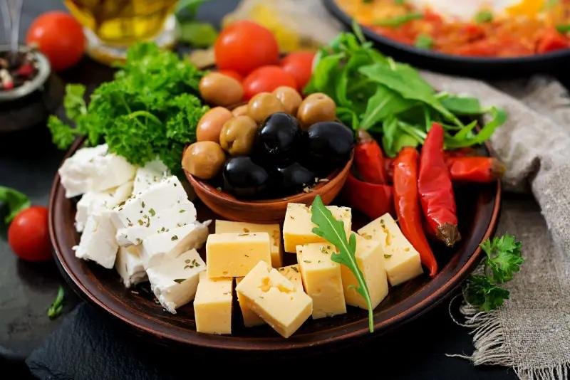 Cheese and Olive Platter