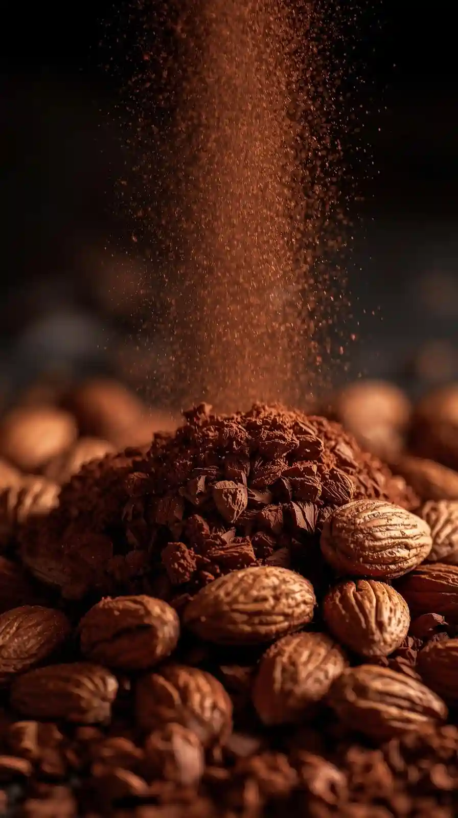 Cocoa-Dusted Almonds