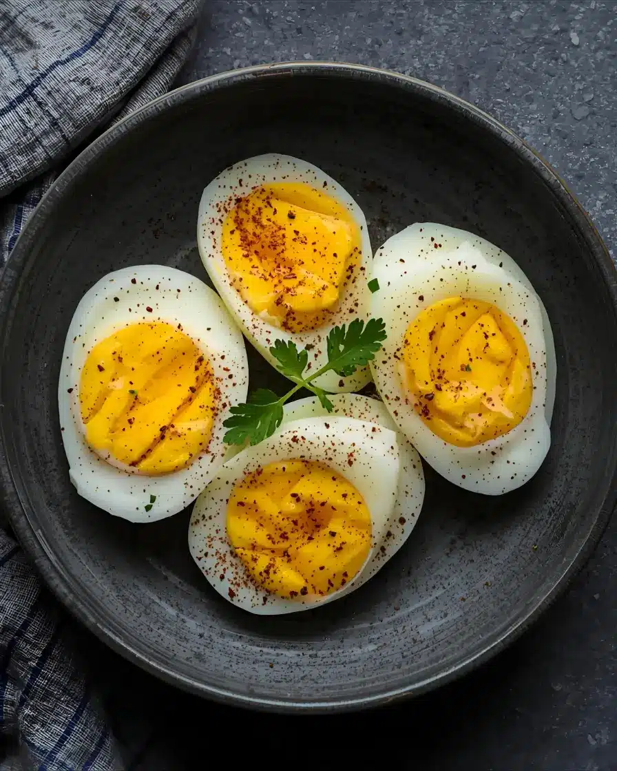 Hard-Boiled Eggs with a Kick
