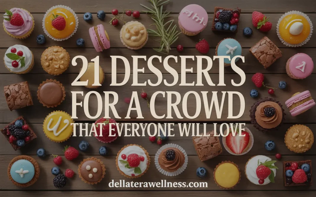 Desserts For A Crowd