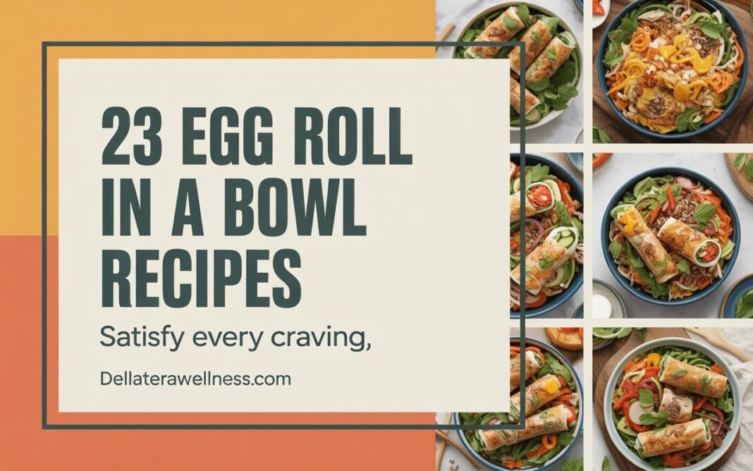 Egg Roll In A Bowl