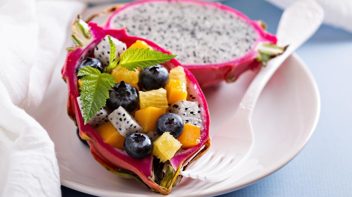 Exotic Dragon Fruit Salad