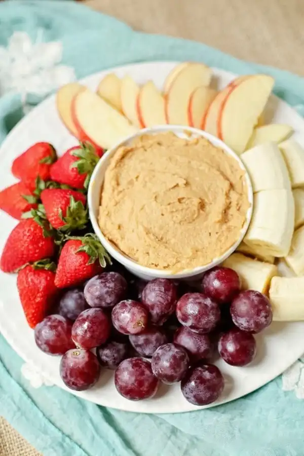 Fruit and Peanut Butter Dip