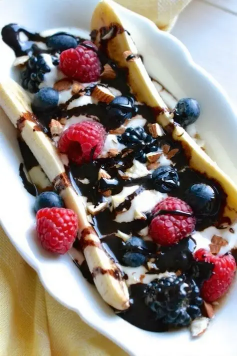 Healthy Banana Splits