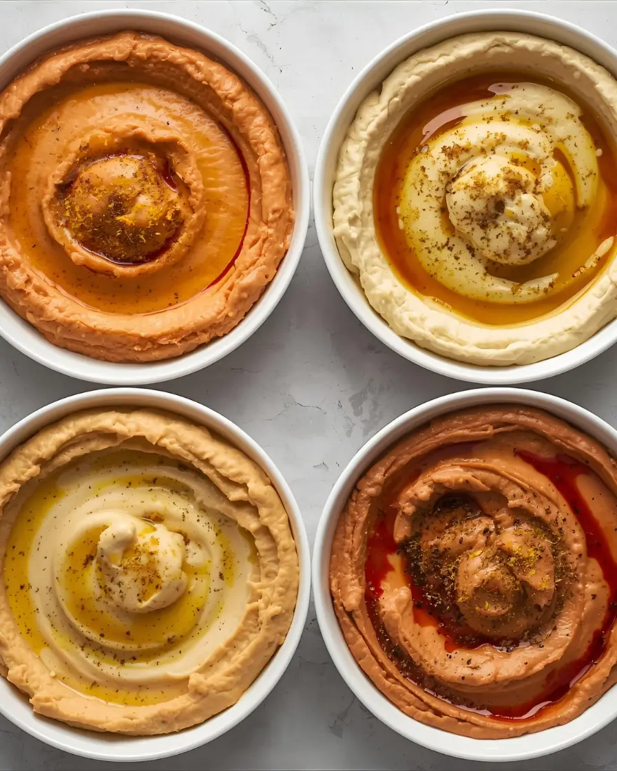 Homemade Hummus Variations