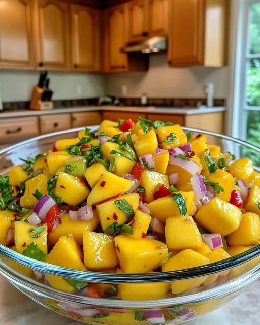 Mango-Chili Burst Fruit Salad