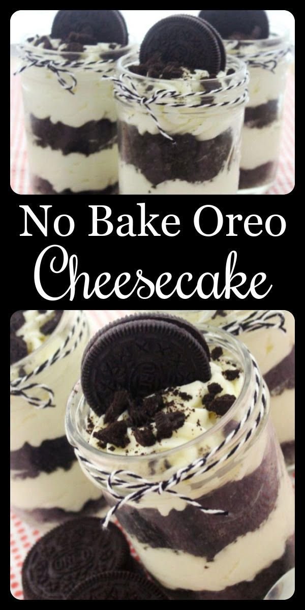 No-Bake Oreo Cheesecake Cups